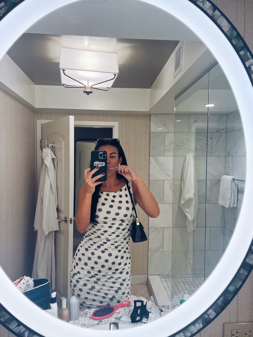 AFRM Aisla Mesh Midi Dress
